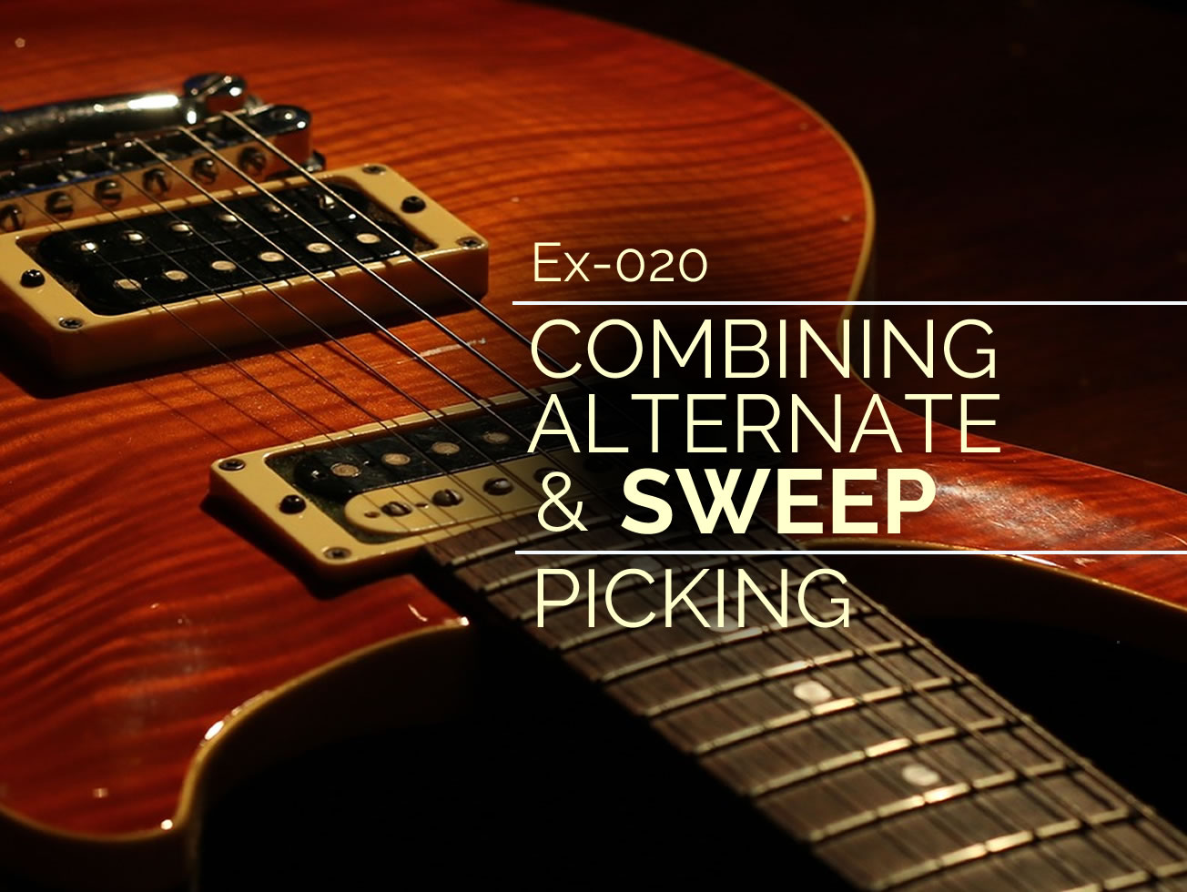sweep picking exercise